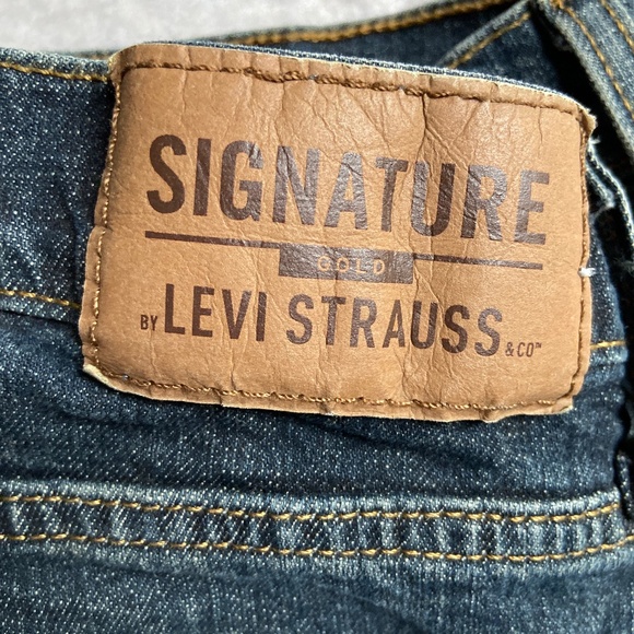 Levi Strauss Signature Gold Straight Jeans 30x32 Exc - Picture 1 of 6
